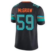 Rodney McGraw Youth Blue Limited Miami Dolphins Pitch 2025 Rivalries Collection Football Jersey