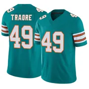 Seydou Traore Men's Aqua Limited Miami Dolphins Alternate Vapor F.U.S.E. Football Jersey