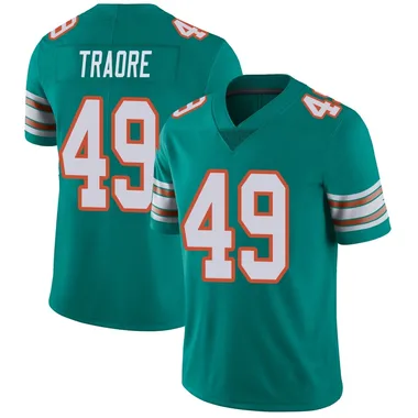 Seydou Traore Youth Aqua Limited Miami Dolphins Alternate Vapor Untouchable Football Jersey
