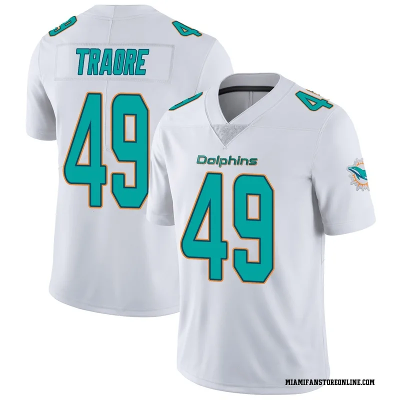 Seydou Traore Youth White Miami Dolphins limited Vapor Untouchable Football Jersey