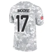 Trey Moore Men's Arctic Camo Limited Miami Dolphins 2024 Salute to Service Football Jersey