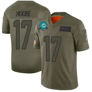 Trey Moore Men's Camo Limited Miami Dolphins 2019 Salute to Service Football Jersey