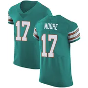 Trey Moore Men's Green Elite Miami Dolphins Aqua Alternate Vapor Untouchable Football Jersey