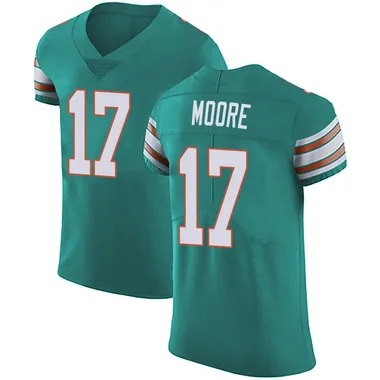 Trey Moore Men's Green Elite Miami Dolphins Aqua Alternate Vapor Untouchable Football Jersey