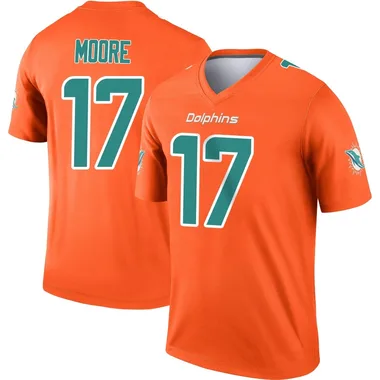 Trey Moore Men's Orange Legend Miami Dolphins Inverted Football Jersey