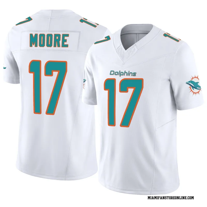 Trey Moore Men's White Limited Miami Dolphins Vapor F.U.S.E. Football Jersey
