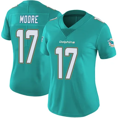 Trey Moore Women's Aqua Limited Miami Dolphins Team Color Vapor Untouchable Football Jersey