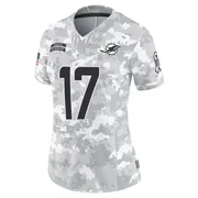 Trey Moore Women's Arctic Camo Limited Miami Dolphins 2024 Salute to Service Football Jersey