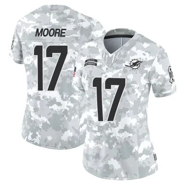 Trey Moore Women's Arctic Camo Limited Miami Dolphins 2024 Salute to Service Football Jersey