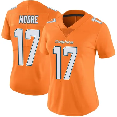Trey Moore Women's Orange Limited Miami Dolphins Color Rush Football Jersey