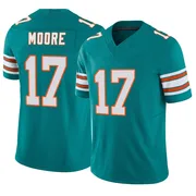 Trey Moore Youth Aqua Limited Miami Dolphins Alternate Vapor F.U.S.E. Football Jersey