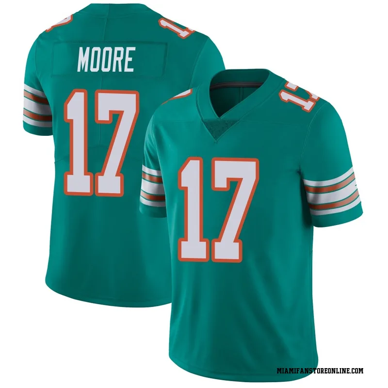 Trey Moore Youth Aqua Limited Miami Dolphins Alternate Vapor Untouchable Football Jersey