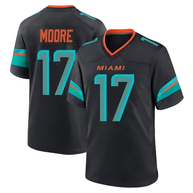 Trey Moore Youth Blue Game Miami Dolphins Pitch 2025 Rivalries Collection Football Jersey