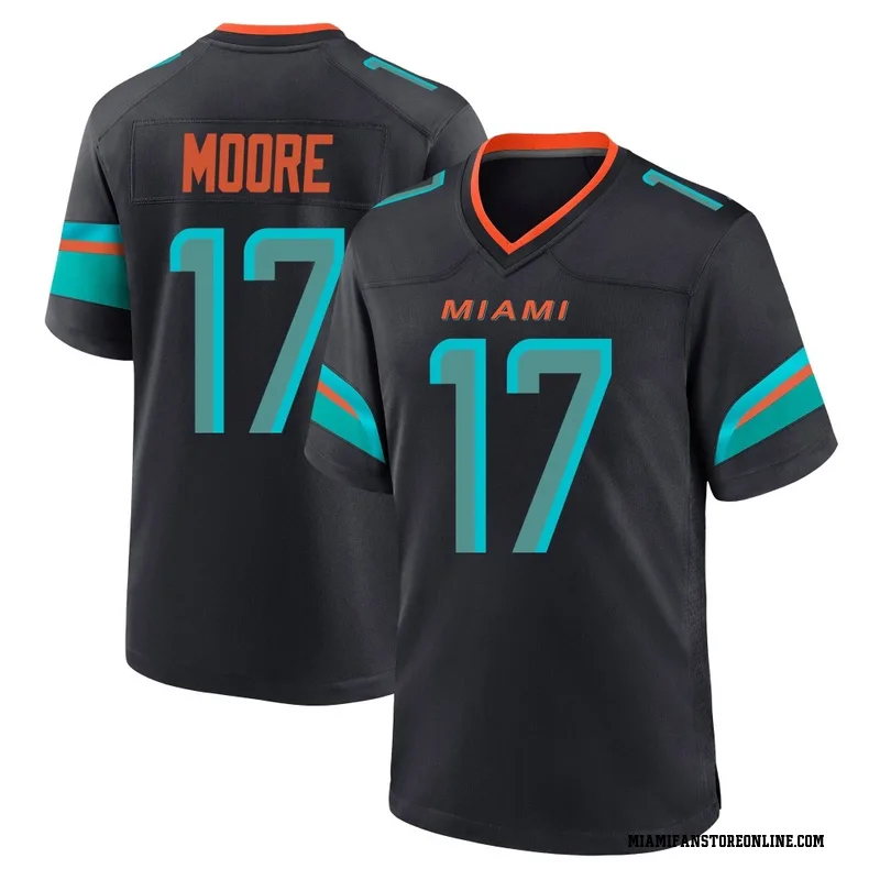 Trey Moore Youth Blue Game Miami Dolphins Pitch 2025 Rivalries Collection Football Jersey