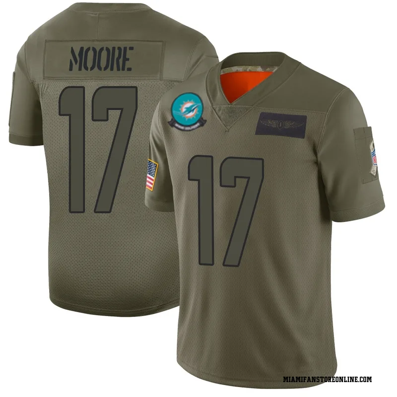 Trey Moore Youth Camo Limited Miami Dolphins 2019 Salute to Service Football Jersey