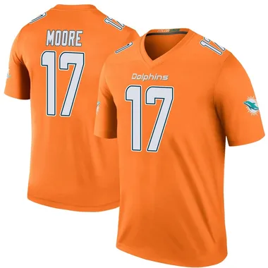Trey Moore Youth Orange Legend Miami Dolphins Color Rush Football Jersey