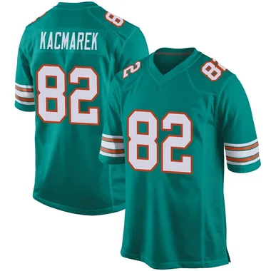 Will Kacmarek Men's Aqua Game Miami Dolphins Alternate Football Jersey
