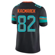 Will Kacmarek Men's Blue Limited Miami Dolphins Pitch 2025 Rivalries Collection Football Jersey