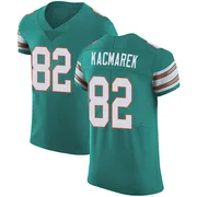 Will Kacmarek Men's Green Elite Miami Dolphins Aqua Alternate Vapor Untouchable Football Jersey