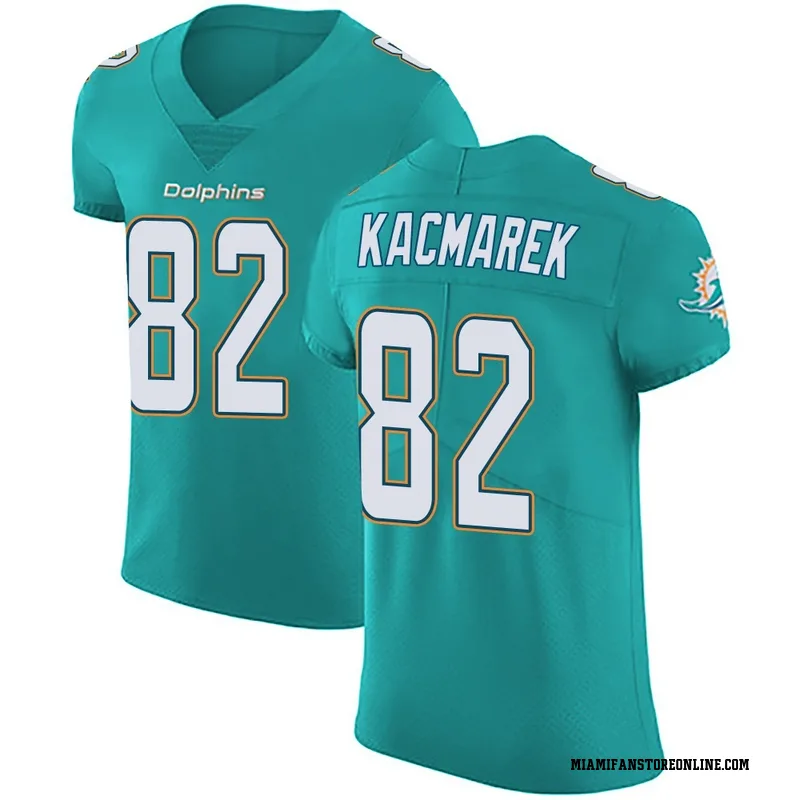 Will Kacmarek Men's Green Elite Miami Dolphins Aqua Team Color Vapor Untouchable Football Jersey
