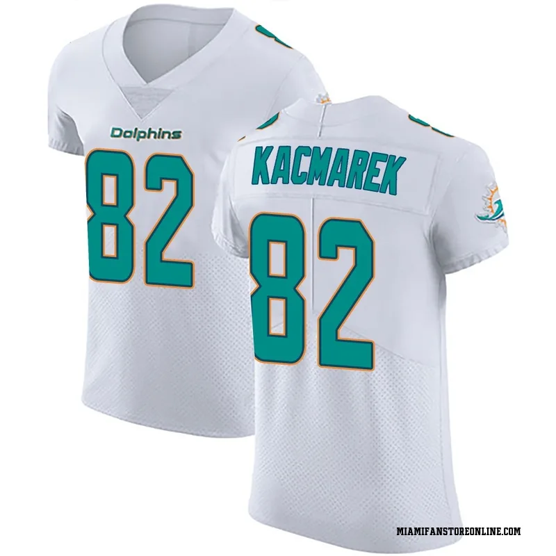 Will Kacmarek Men's White Elite Miami Dolphins Vapor Untouchable Football Jersey