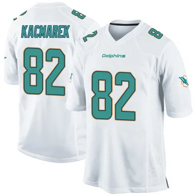 Will Kacmarek Men's White Game Miami Dolphins Football Jersey