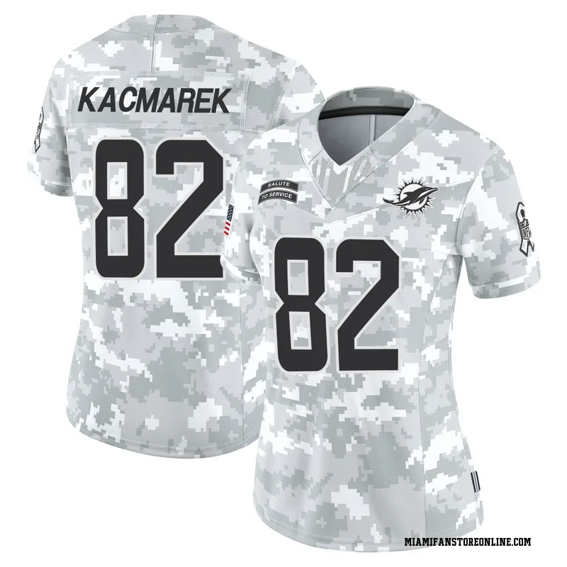Will Kacmarek Women's Arctic Camo Limited Miami Dolphins 2024 Salute to Service Football Jersey