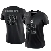 Will Kacmarek Women's Black Limited Miami Dolphins Reflective Football Jersey