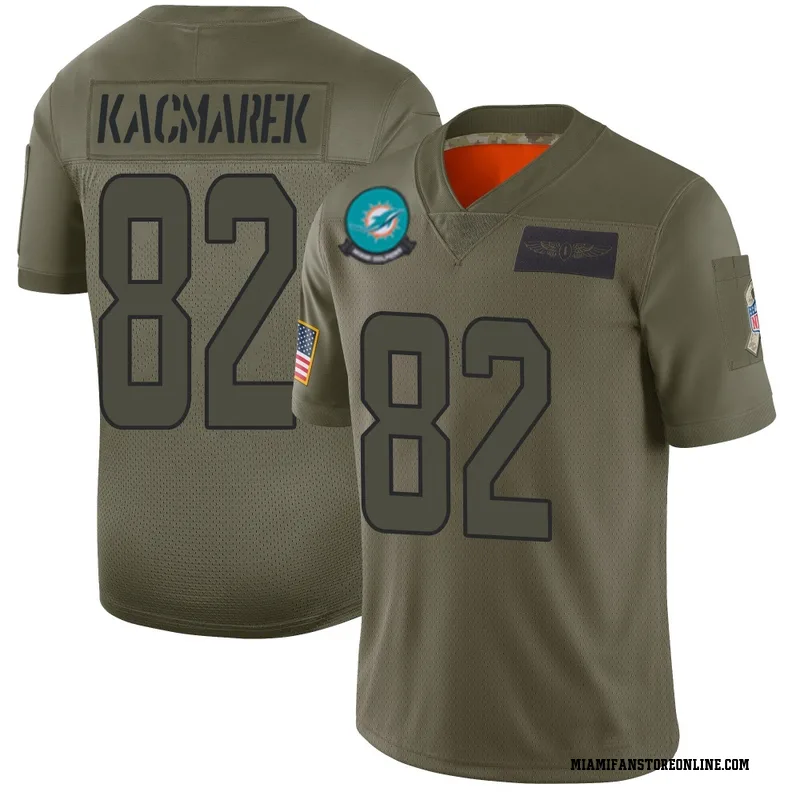 Will Kacmarek Youth Camo Limited Miami Dolphins 2019 Salute to Service Football Jersey