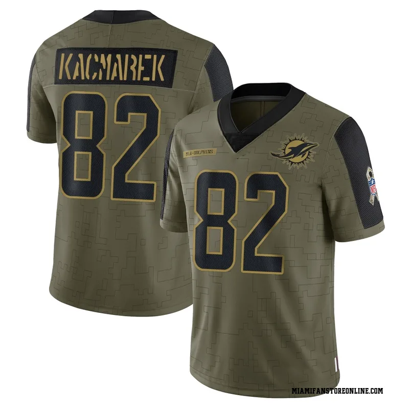 Will Kacmarek Youth Olive Limited Miami Dolphins 2021 Salute To Service Football Jersey