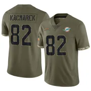 Will Kacmarek Youth Olive Limited Miami Dolphins 2022 Salute To Service Football Jersey